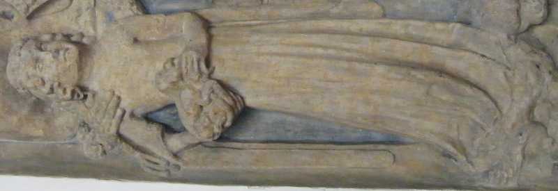 Germany Scheblitz - St Kilan Friedrich von Truhendingen and daughter 1350